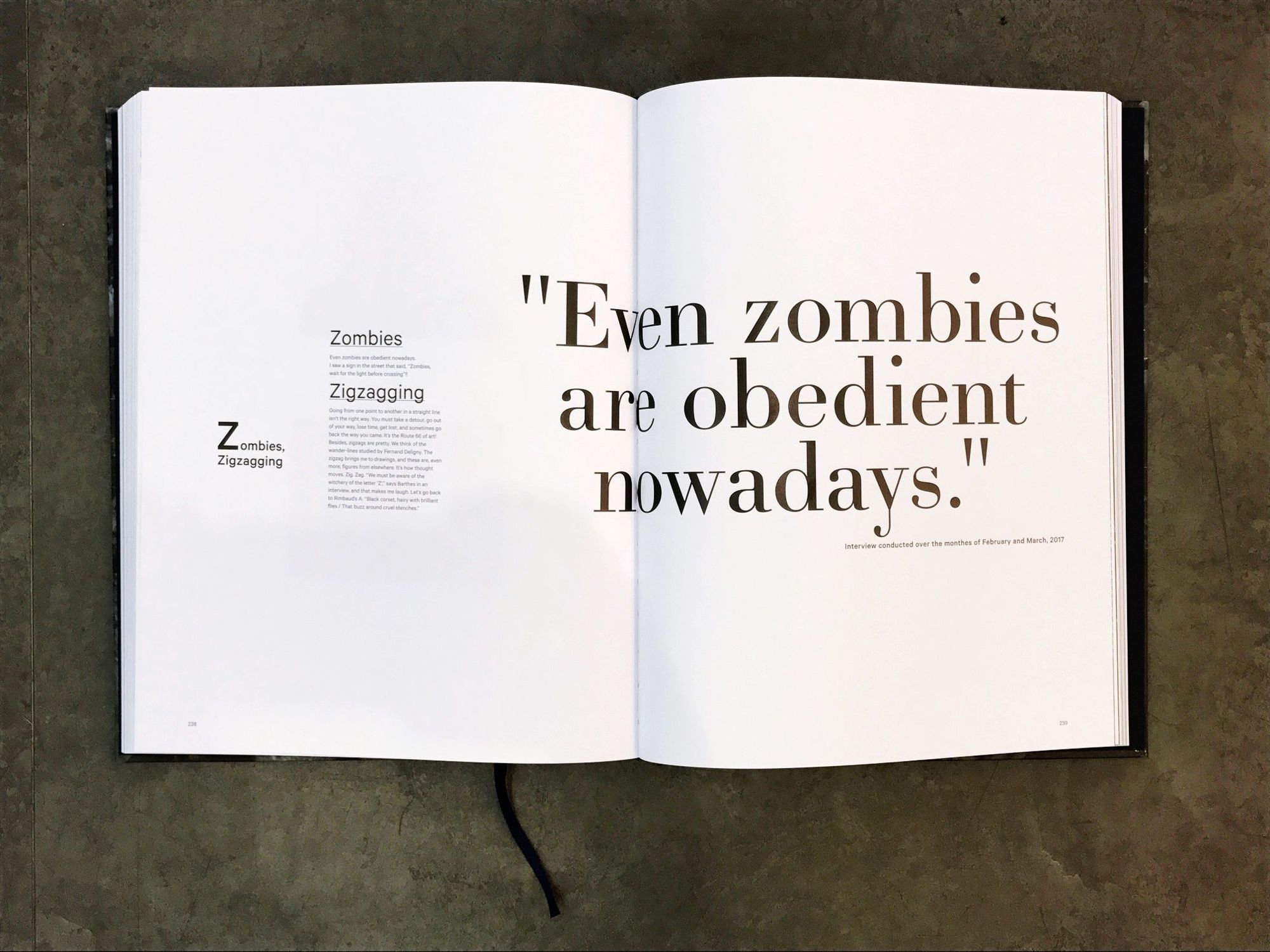 Hélène Delprat — Works & Days, spread