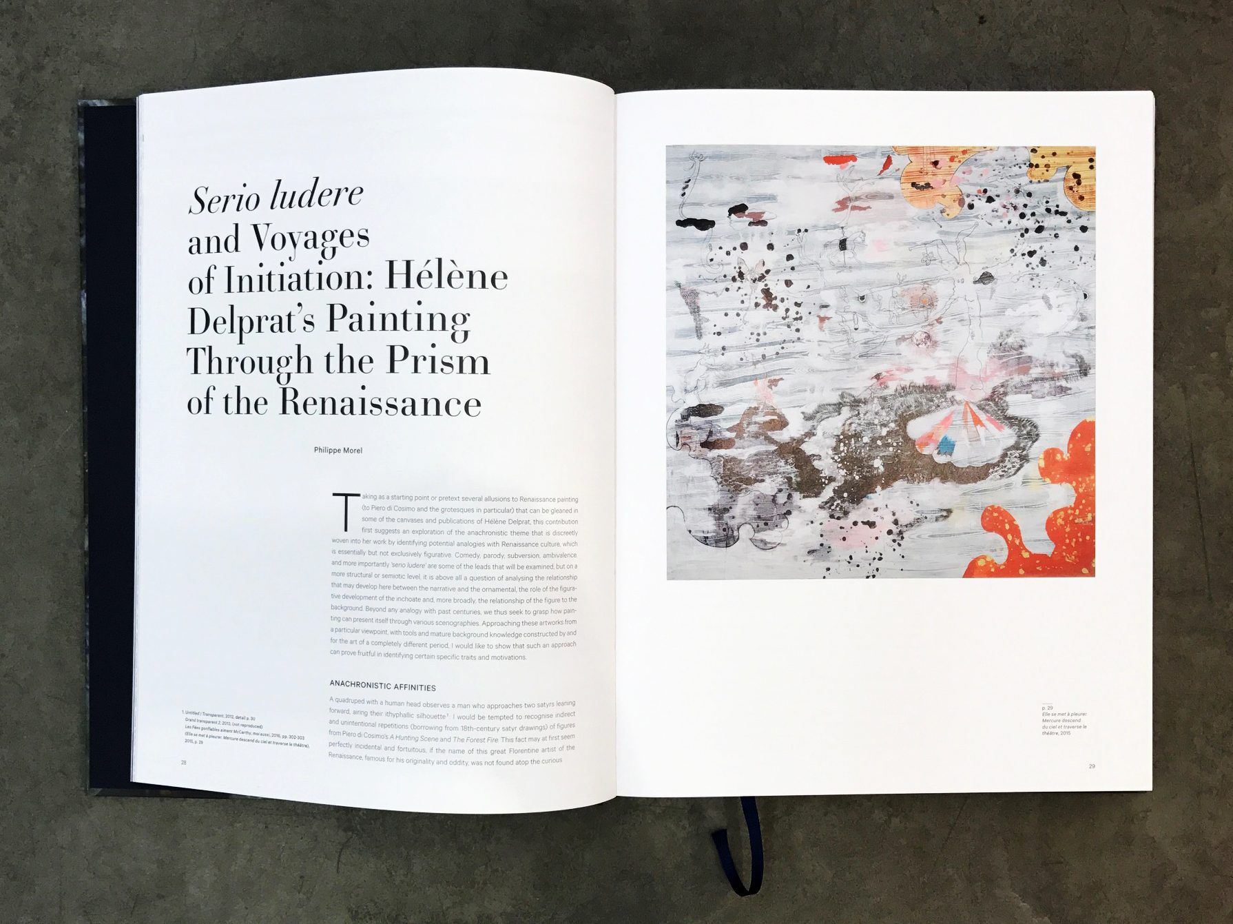 Hélène Delprat — Works & Days, spread