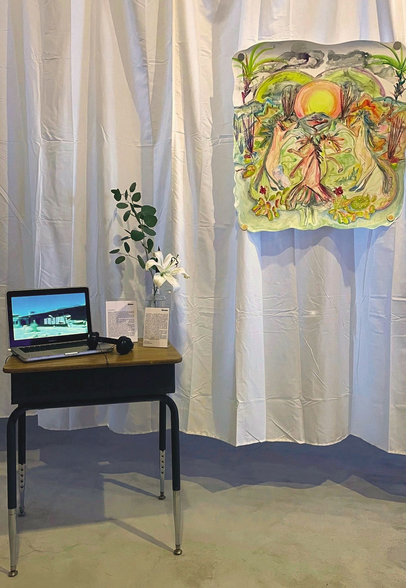 It Was the Desert Who Caught Me, installation view